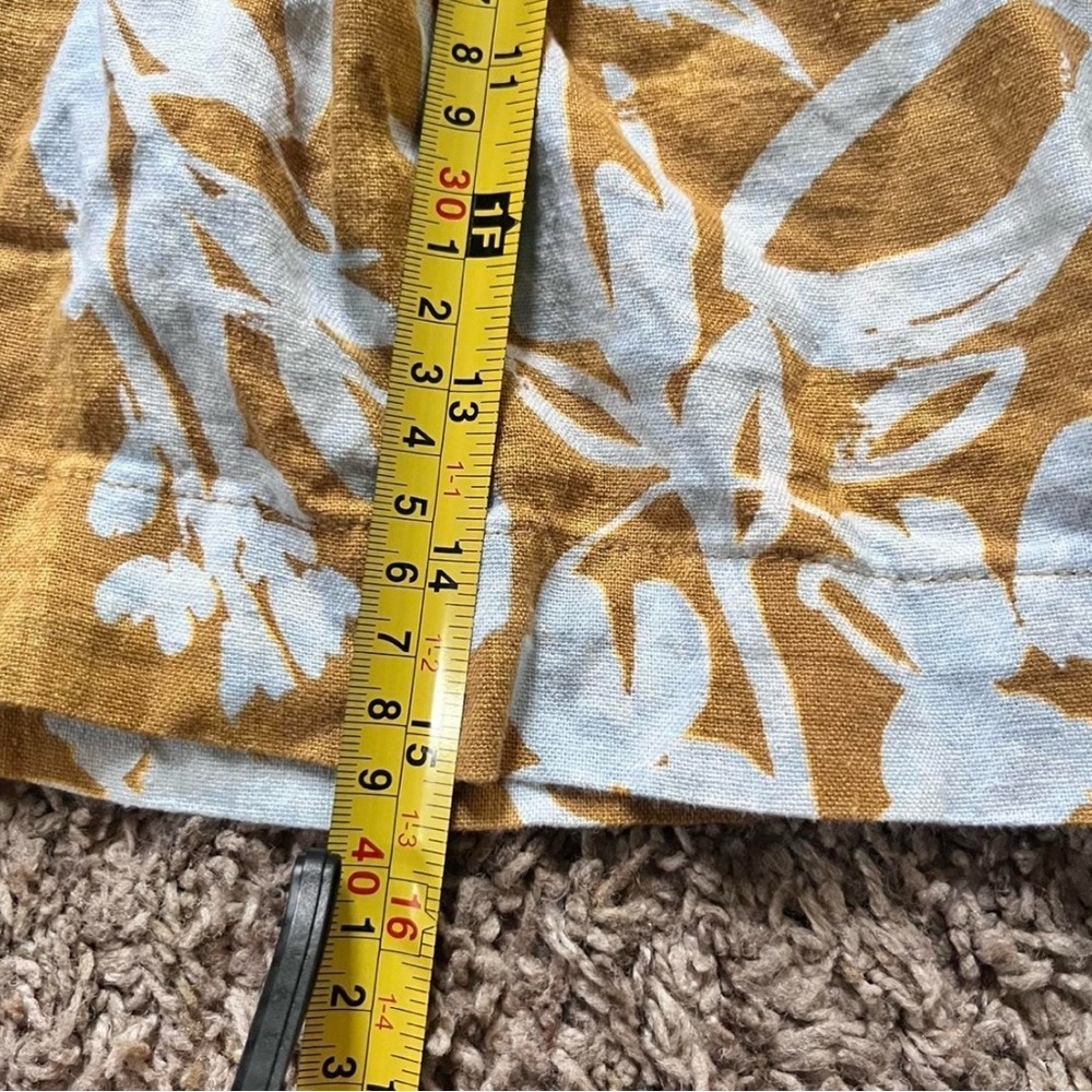 Ava & Viv High Waist Floral Tan Shorts Stretch Size 4X - Picture 6 of 7